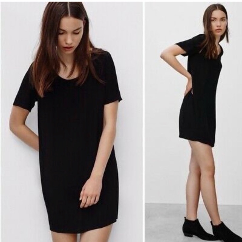 Aritzia Wilfred‎ Free Teigen black shift dress size Large